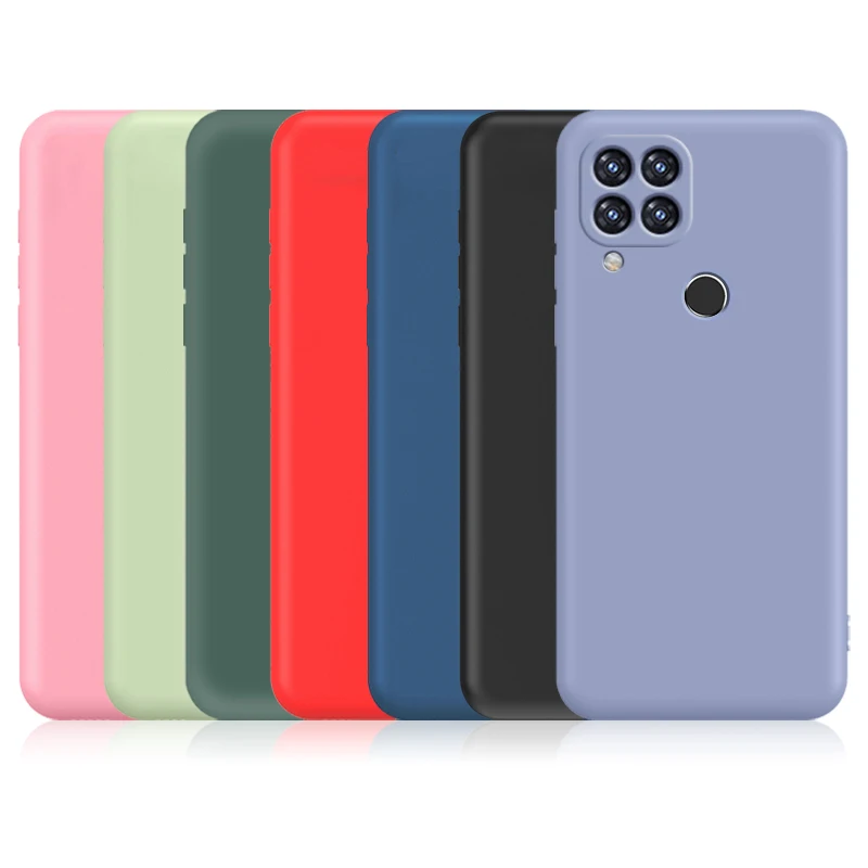 Per Realme Narzo 30A Custodia Per Realme Narzo 50A 30 5G 30A Custodia Morbida Per Paraurti In Silicone Liquido Realme Narzo 50A