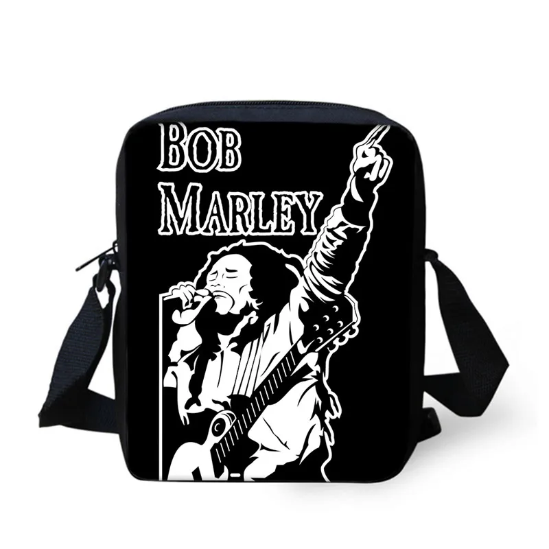 THIKIN модные мини женские сумки через плечо Bob Marley, повседневная мужская сумка через плечо, музыкальная звезда, регги, персонаж, напечатанная сумка-мессенджер - Цвет: as picture