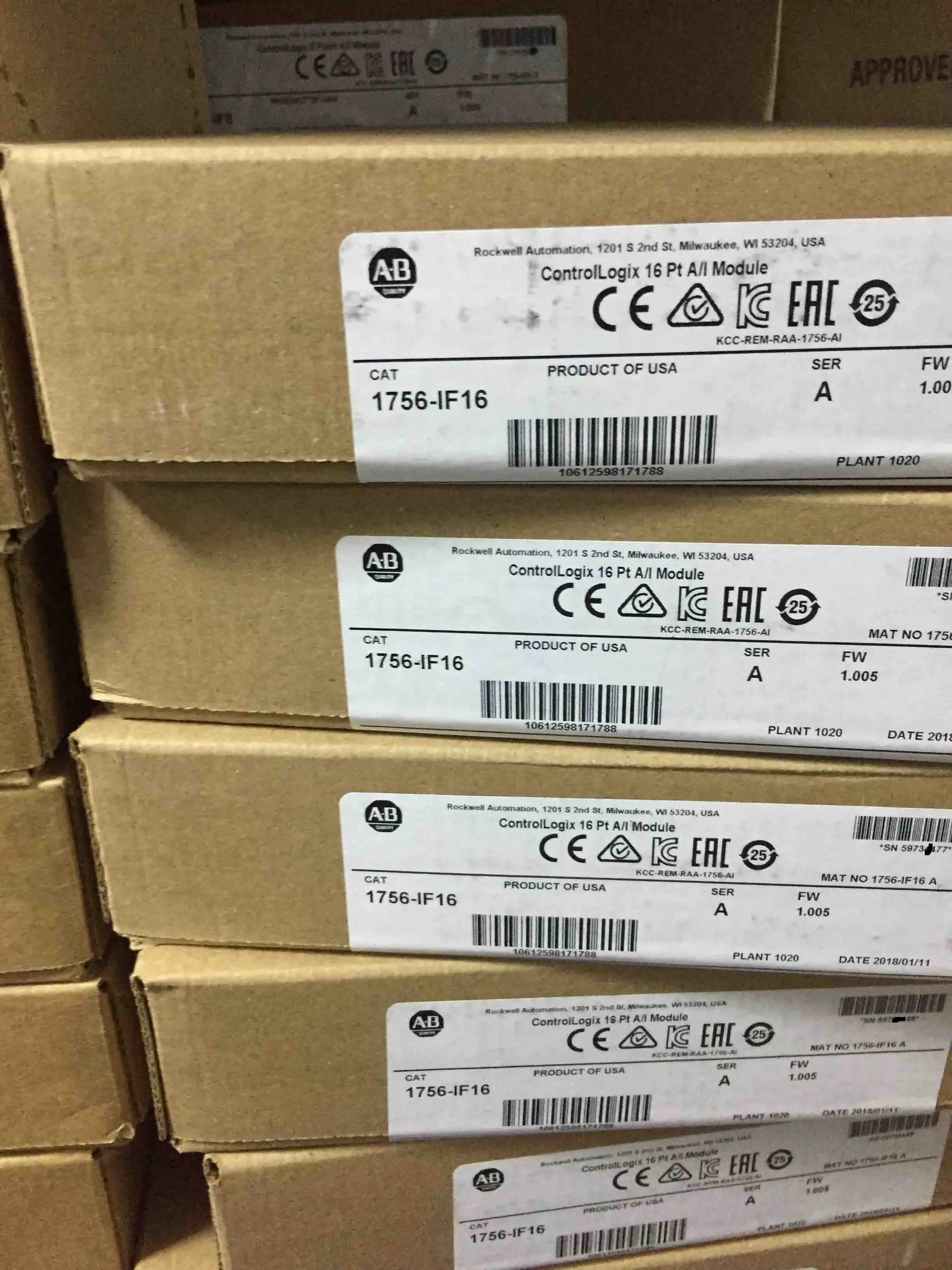 Allen Bradley 1756 PA75R ControlLogix 85 265 VAC избыточный источник питания| |