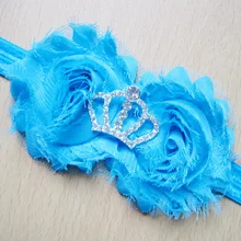 C11 topbaby/Европейская и американская детская Хрустальная корона; детская лента для волос; потертые боры; Детская повязка на голову с цветами; доступ для волос