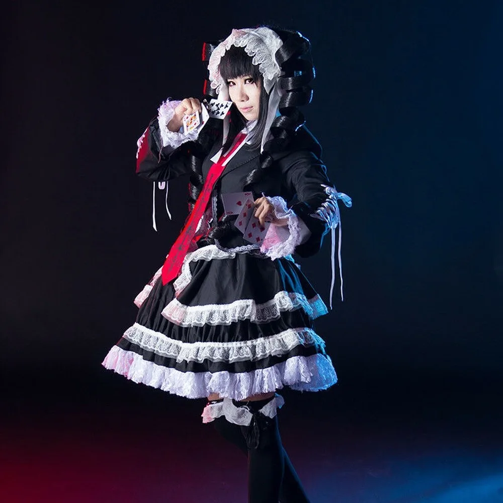 OLOMLB Dangan Ronpa Danganronpa Celestia Ludenberg платье косплей костюм на заказ Плюс Размер 2020