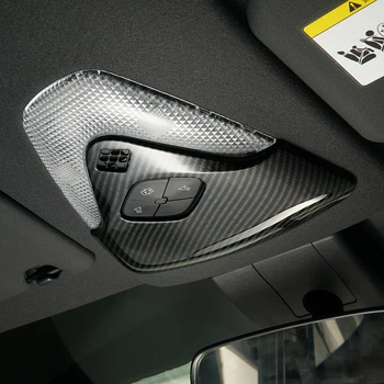 

Carbon Fiber Front Reading Light Button Trim For Toyota CHR 2018 Car Reading Light Frame Cover For Toyota C-HR 2017 2018 2019