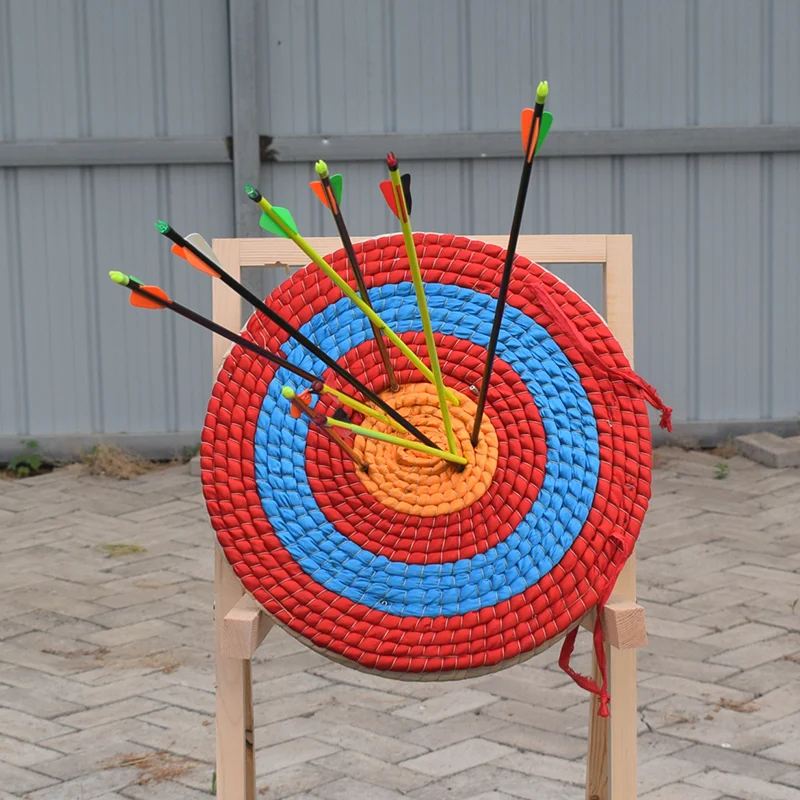 Archery 1pc 50cm Round Grass Shooting Targets 50cm Square 3D EVA Targets For Compound Bow