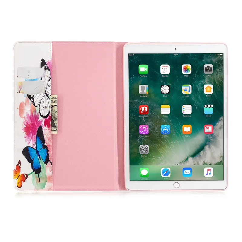 Funda для iPad Pro 10,5 чехол с умным рисунком из искусственной кожи чехол-подставка для iPad Air 3 Air iPad 10,5 чехол+ ручка