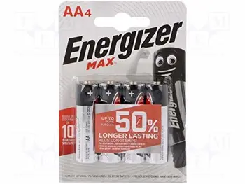 

Energizer AA Max Alkaline 1.5V Pile Non Ricaricabile, 4 pezzi