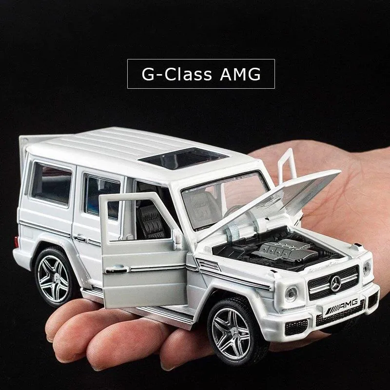 1:32, SUV, звуковой светильник, легкосплавный автомобиль, модель автомобиля, игрушечный автомобиль для Benz G65, SUV, AMG, игрушки для мальчиков, детский подарок