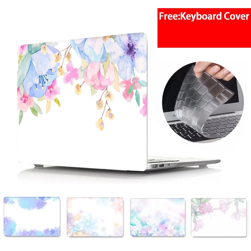 

Flower Case for Macbook Air 13 inch A1466 A1932 2018 Cover for Mac book 13.3' A1708 Case for Macbook Air Pro Retina 11 12 13 15