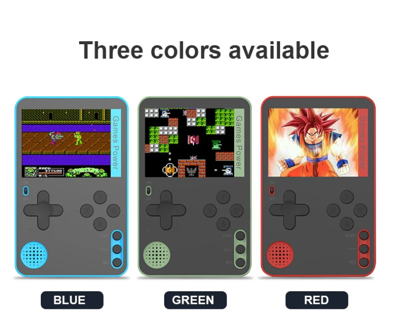 500 IN 1 Retro Video Game Console Multilanguage Handheld Game Player Classic Games TV Gaming Console AV Out Mini Handheld Player