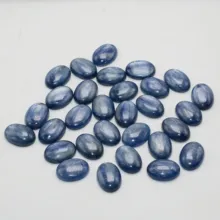 Натуральный Синий Кианит/Чароит/Малахит Овальный Кабошон 13x18 мм 5 шт./лот