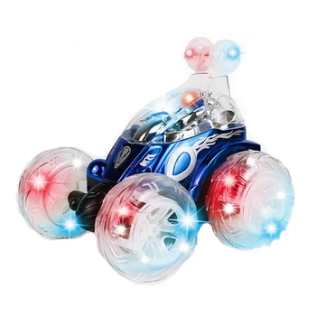 

360 Spinning Flips RC Car Remote Control Tumbling Stunt Car with Color Flash Music For Kids Birthday Gift Remote Control Car Toy