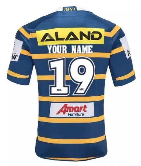 19 20 PARRAMATTA EELS Мужская Джерси размер S-3XL пользовательские названия и номера - Цвет: Синий
