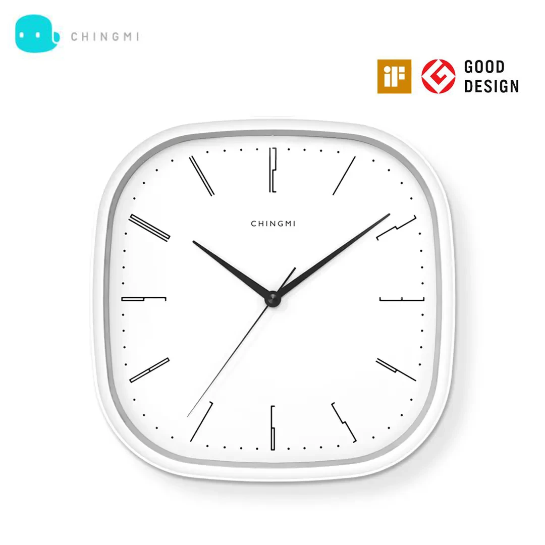Chingmi QM-GZ001 Wall Clock Ultra-quiet Ultra-precise Famous Designer Design Simple Style Free Life Home Accessories