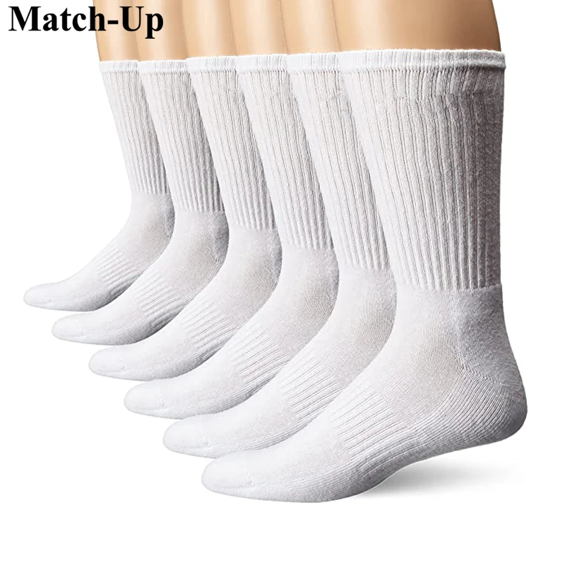 6 PAIRS Men's Cotton Athletic Socks