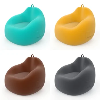 

Lazy Bean Bag Sofa Cover Without Filler Soft Flannel Lounger Seat Bean Bags with Pocket Home Living Room Bedroom Decor Furniture