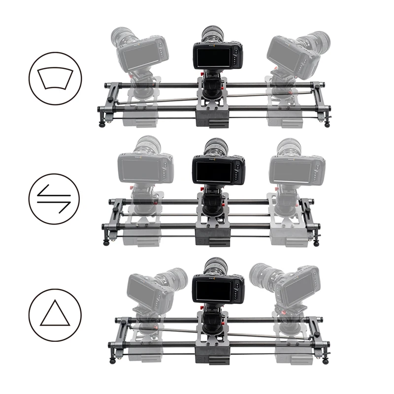 US $339.99 YC Onion Camera Slider Motorized Dolly Track Rail Video Timelapse Panning Hot Dog Parallax Panorama Slider Bluetooth APP Control