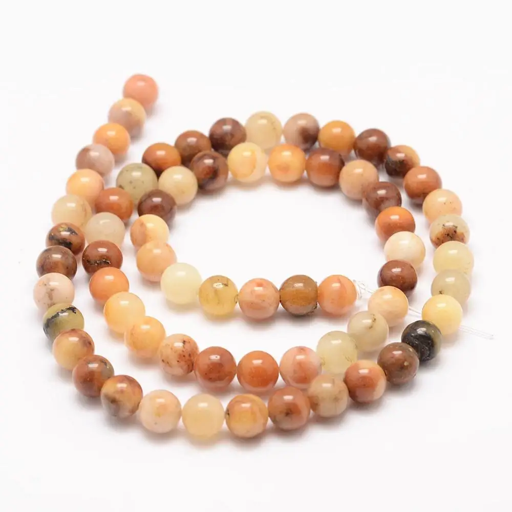 

4mm 6mm 8mm 10mm Round Natural Jade Bead Strands for Jewelry making
