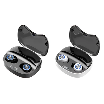 

Tws90 Bluetooth 5.0 Wireless Headset Waterproof Sports Hifi Stereo Headset Digital Display Bluetooth Headset