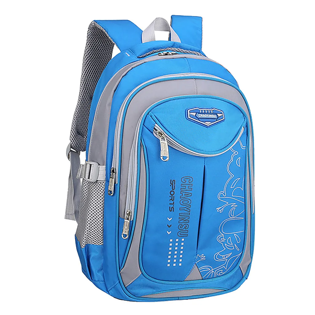 Sky Blue OCARDIAN, Модный женский и мужской рюкзак, школьный рюкзак для подростков, для мальчиков и девочек, большая емкость, нейлон, водонепроницаемый, для книг, Детский рюкзак, mochila - Цвет: Sky Blue