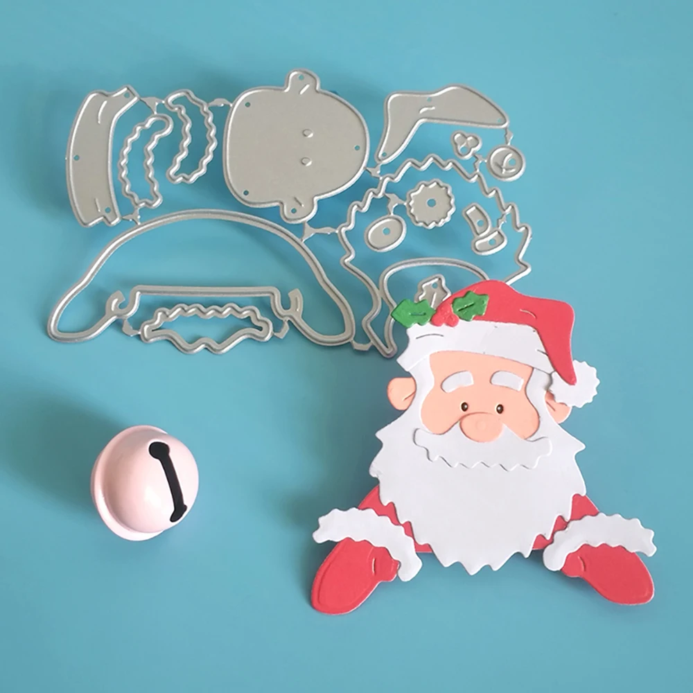 

New type of Santa Claus metal cutting dies, used for DIY scrapbook, photo album and photo frame decoration, cardboard crafts