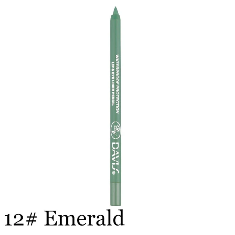 20 цветов Подводка для глаз карандаш пигмент длительнего действия водонепроницаемый размазывающийся карандаш для глаз карандаш для подвода глаз Косметика - Цвет: 12