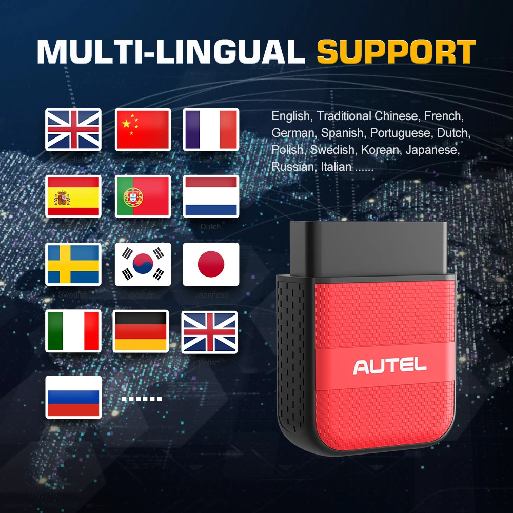 Autel AP200M Bluetooth obd2 сканер считыватель кодов полная система диагностический