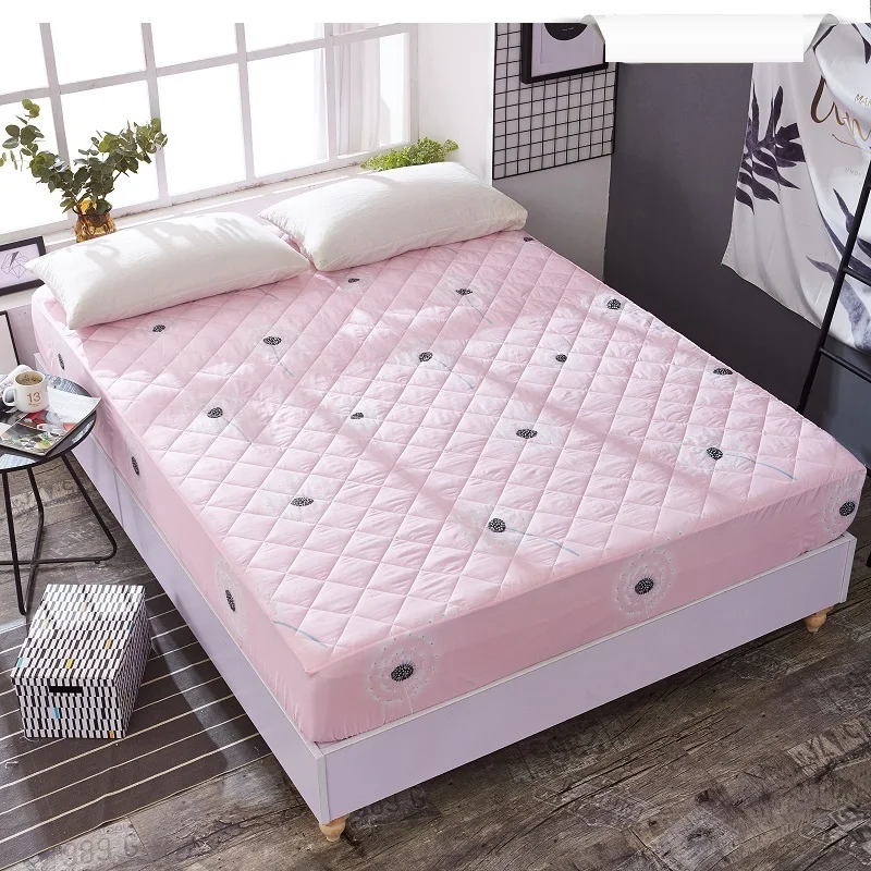 Colchas de cama стеганый наматрасник с принтом, покрывало для кровати с защитой 1,8 м/1,5 м, противоскользящий чехол для кровати, не скатывается, не выцветает - Цвет: Matress Cover-05