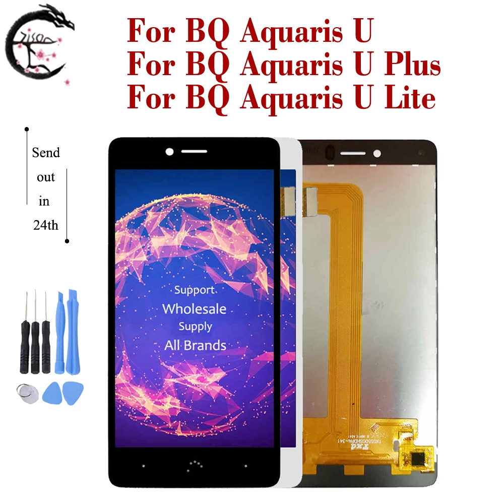 

5.0" LCD For BQ Aquaris U Lite Display Screen Touch Sensor Digitizer Assembly For BQ U Full Display For BQ U Plus LCD Screen New