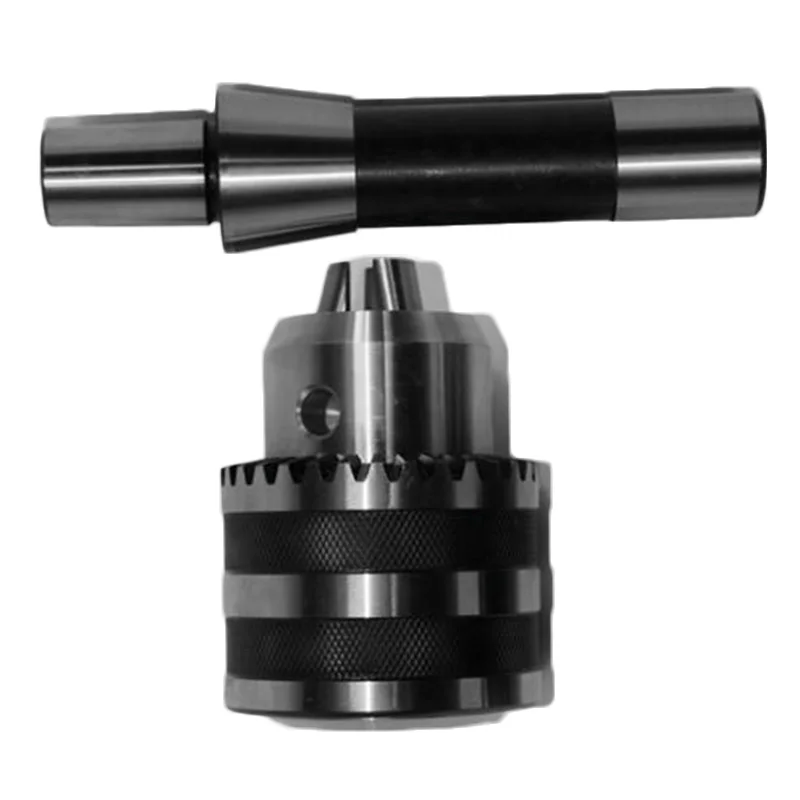 

5/8 inch 3JT Heavy Duty Drill Chuck Key Keyed & T3-1 inch Shank Shank Arbor on portable bench drill presses