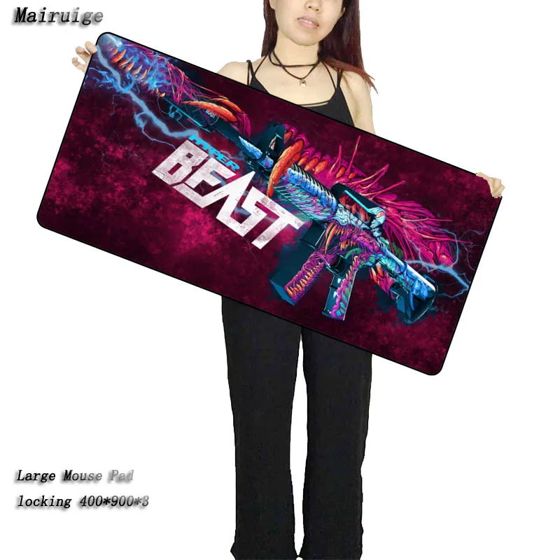  Counter Strike Large Gaming Mouse Pad Gamer Locking Edge Keyboard Mouse Mat Gaming Grande Mousepad 