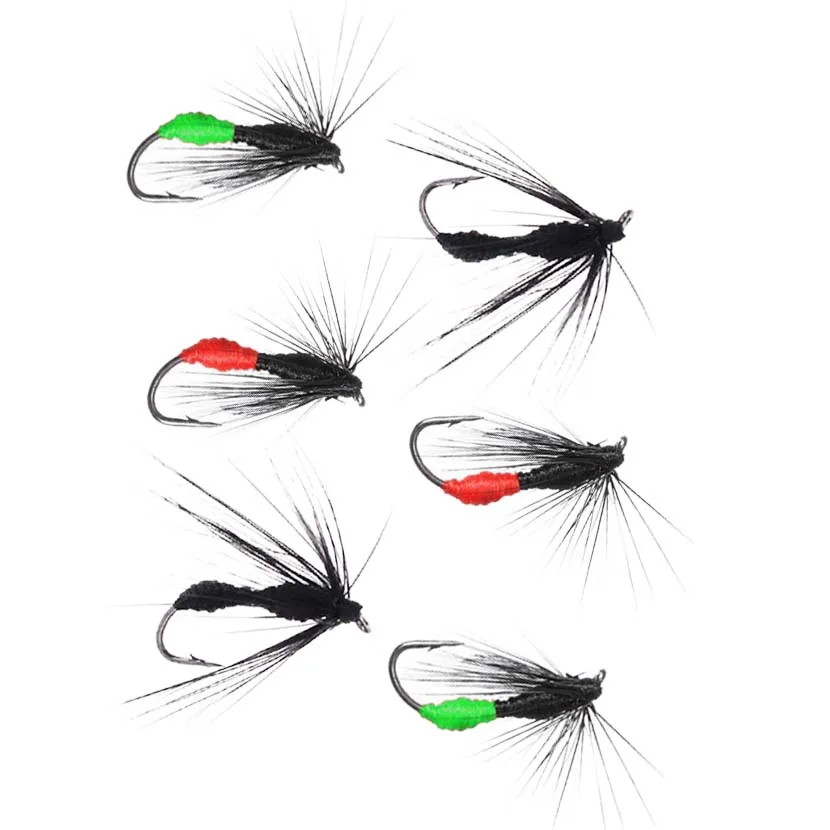5/10Pcs Artificial Ant Fly Butt Ants Fishing Bait for Trout Fly Fishing Hook Size 10#/14#/16#