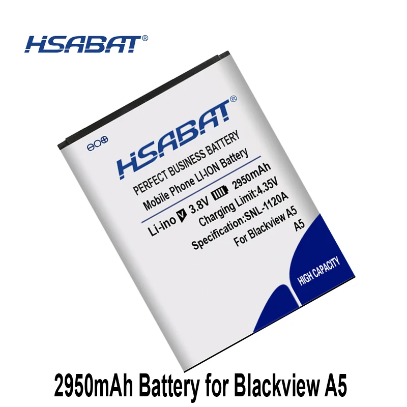 HSABAT 2950 мАч запасная батарея для Blackview A5