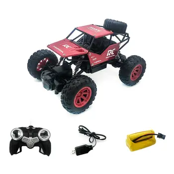 

1:18 High Speed Alloy RC Car 2.4G Remote Control Off-road Climbing Vehicle Toy Big Horsepower Monster Truck For New Year Gifts