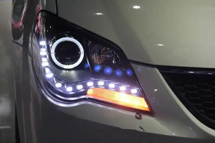 Дневные ходовые автомобильные Drl боковые поворотники Светодиодные Автомобильные аксессуары фары Задние Автомобильные фары в сборе 17 18 для Volkswagen Bora