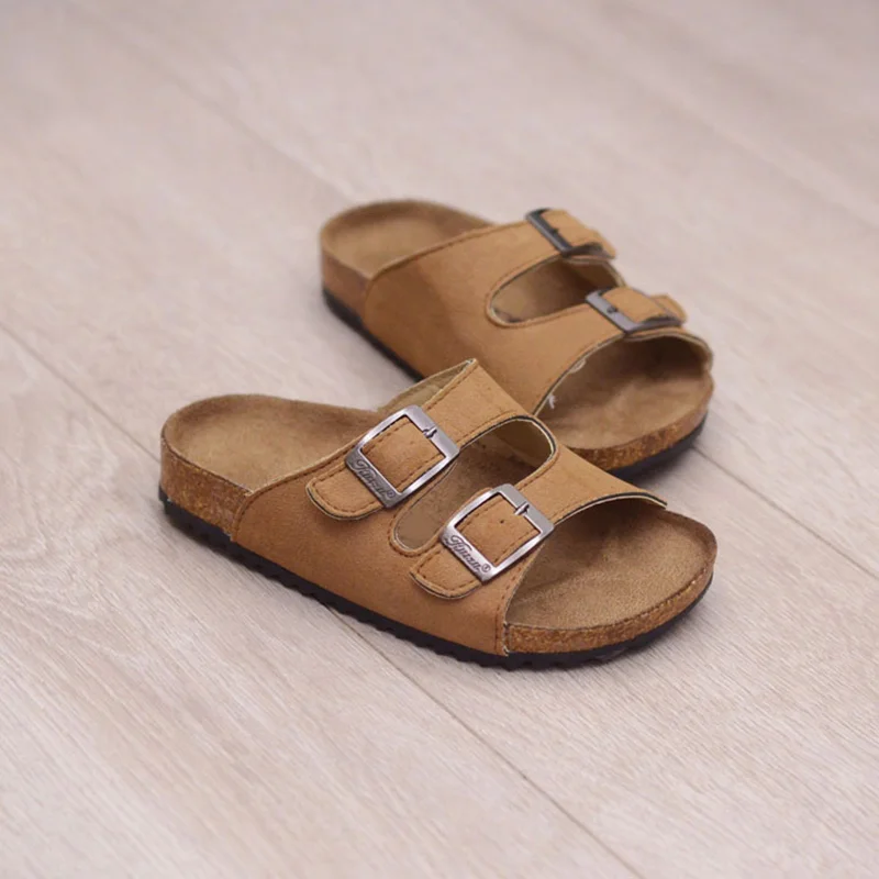 Children Cork Slippers Fashion Summer Sandals Kids Shoes Slip On Child Boys Girls Sandals kids shoes,children sandals,kids sandals,beach shoes