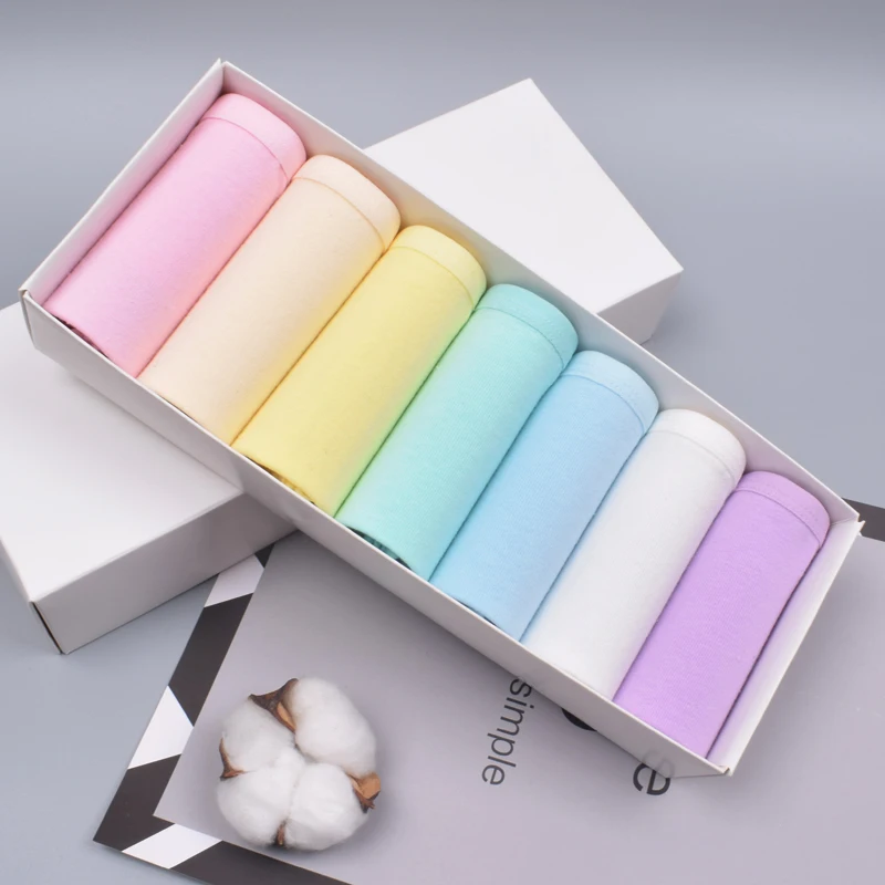 NK04-7MIX COLOR 7 шт./лот размера плюс трусики нижнее белье женские трусики для девочек сексуальные трусы женское белье Calcinhas шорты трусы прочные трусики - Цвет: NK04-7MIX COLOR