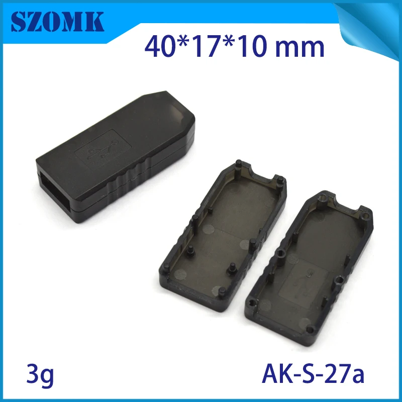 Пластиковые корпуса для электроники 100 шт./лот маленькая коробка из АБС пластика