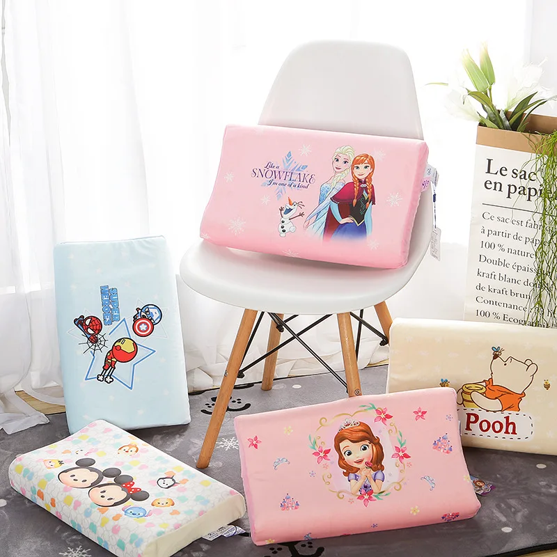 

Original Disney Thailand Natural Latex Children Cartoon Pillow Student Memory Protection Core Ice Snow Baby Pillow Dsn-5515