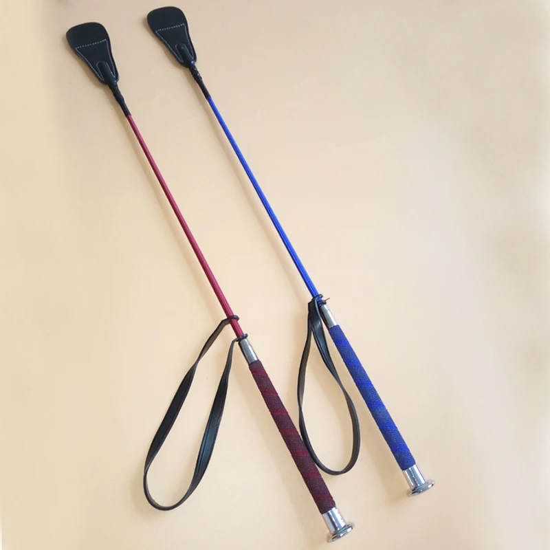 New Riding Crop Whip Horse Flogger Leather Equestrian Horsewhip Training 3Colors 