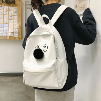 

Schoolbag female ins wind 2020 new high school college student backpack forest ugly cute cute campus backpack kawaii backpack