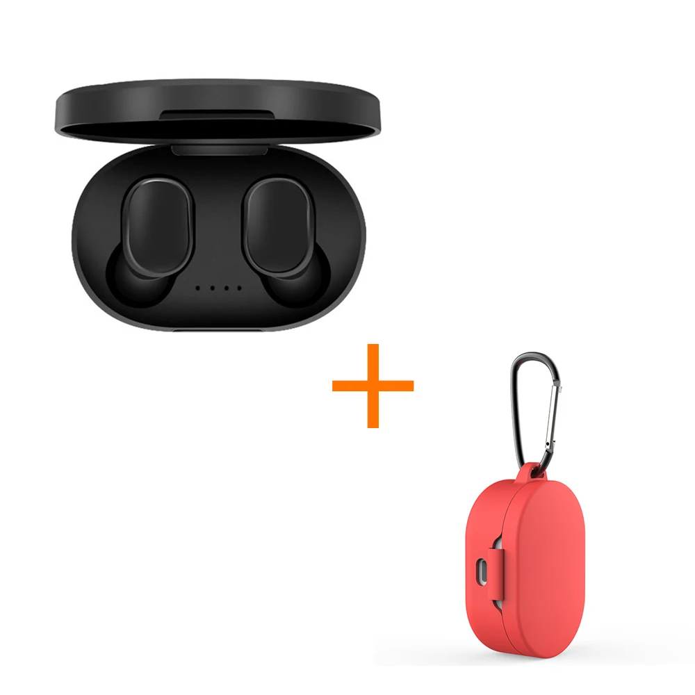 A6SBlack RedBag OEM Airdots, TWS Bluetooth 5,0 наушники стерео бас наушники 280 мАч зарядная коробка IPX4 Sweatproof наушники pk redmi Airdots - Цвет: A6SBlack RedBag