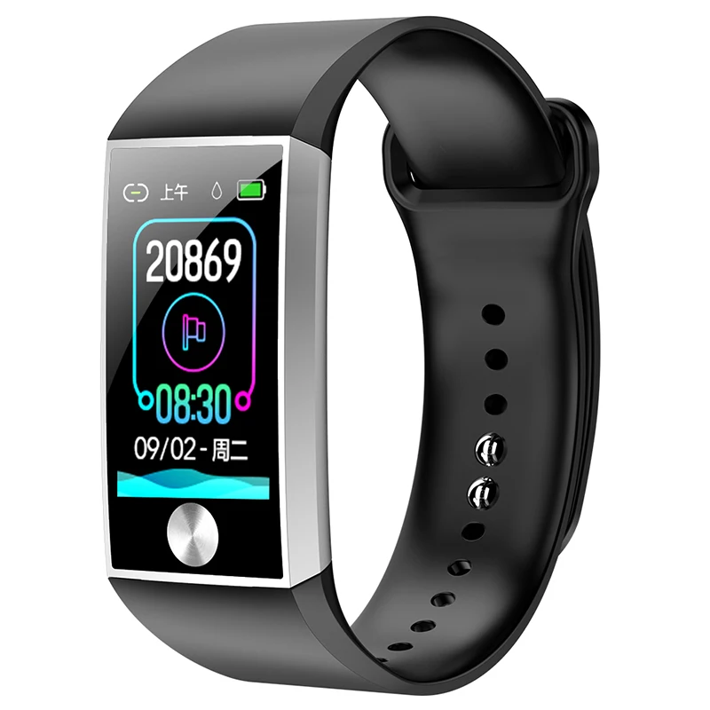 

S28 Smartband Blood Pressure Smart Band Heart Rate Monitor PPG ECG Smart Bracelet Activity Fitness Tracker Electronics Wristband
