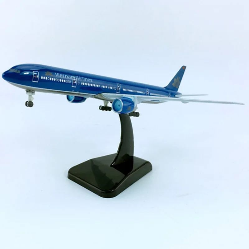 18 см 1:400 масштаб Vietnam Airways Boeing B777-300 модель с пластиковым основанием сплав самолет коллекционный дисплей статическая модель