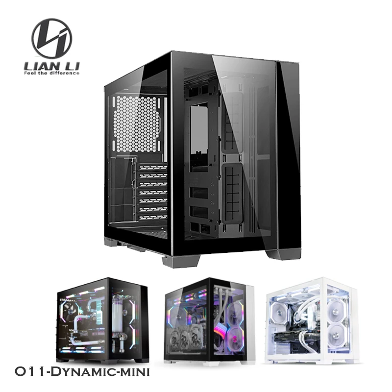 Lianli O11 Dynamic Mini Pc水冷コンピューターケース Mod Pcケースゲーマーキャビネット ミニケース Rgbマザーボード同期 Fans Cooling Aliexpress