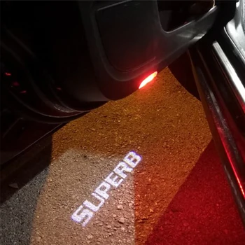 

car Door Welcome Light Logo Projector Ghost Shadow Light For Superb LED door step courtesy laser projector light 2009-UP