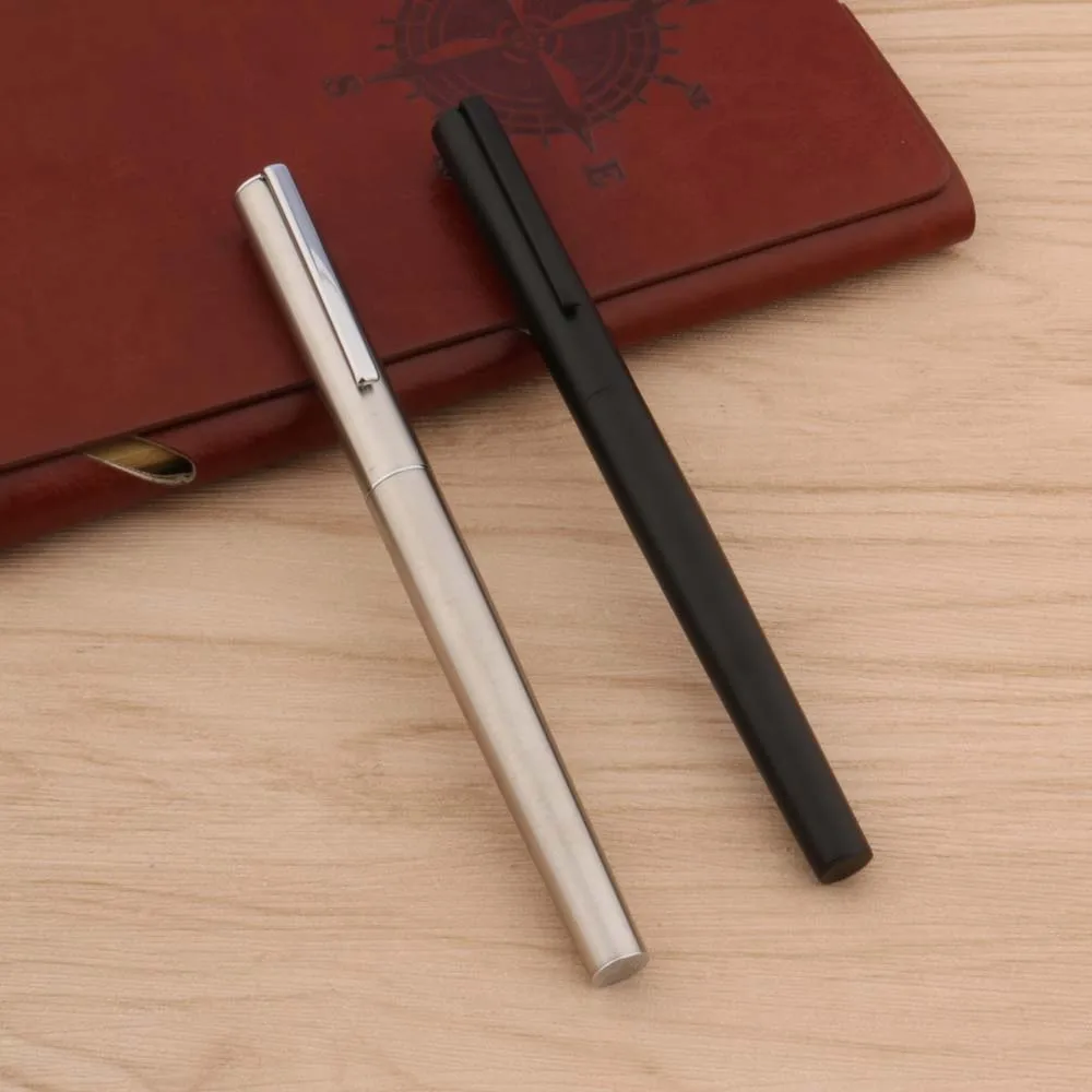 Fountain Pen Metal Pen High Quality JINHAO 35 Fountain Pen stainless steel Frosted black nib Stationery Office School Supplies