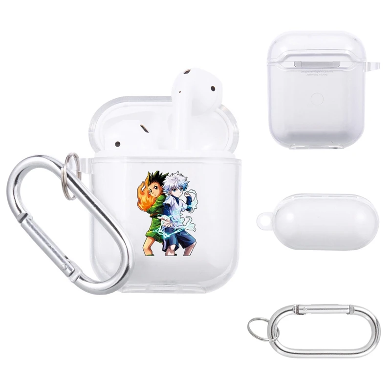 

Hunter x Hunter Anime Silicone Protect Case for Airpods 1/2 Airpods pro Bluetooth Earphone Charging Box Protective Cover