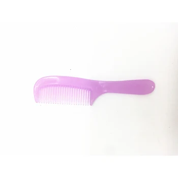 

WOMENS LADIES GIRLS MINI SMALL HAIR COMB PVC BRUSH FOR GIRL WOMAN LADY PINK