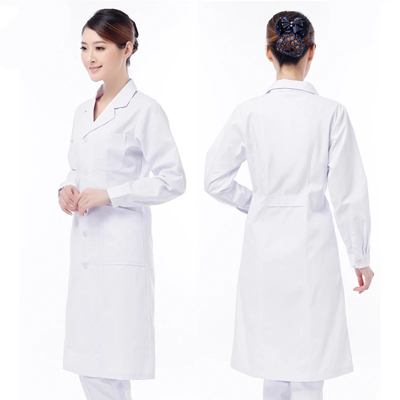 Unisex Medical Uniforms Clothes Spot white coats medical spa hospital gown lab coat nurse scrub uniform pharmacy veterinary2019