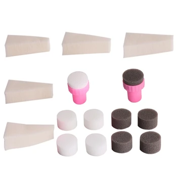 

Nail Art Stamp Transfer Set With Sponge Nail Stamper&Scraper Polish Printing Nail Decor Stamping Manicure Tool Accessories