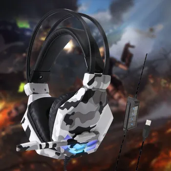 

Gaming Headset USB Over-Ear Stereo Gaming Headphone Microphone For N-Switch